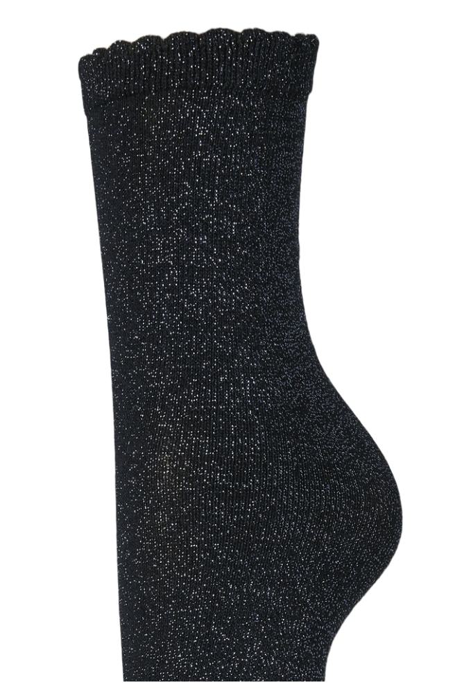 PCSEBBY GLITTER LONG SOCKS NOOS BC 17078534 Sky Captain/TONED LUREX